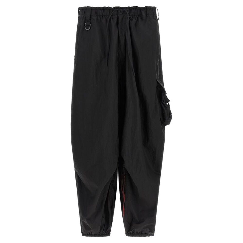 Y-3 Black Polyamide Cargo Men's Pants